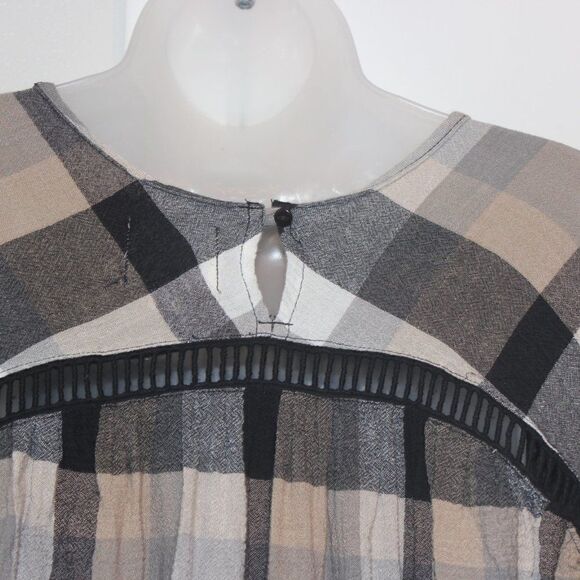 Maeve / Anthropologie Plaid Oversized Tunic Size Small - Picture 11 of 14